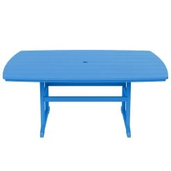 DURAWOOD® Dining Table - 46 In. X 72 In. -Boutique Hammock Shop dt72blue new1 xx