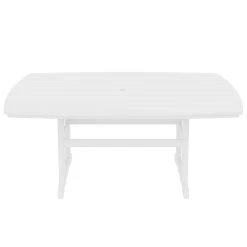 DURAWOOD® Dining Table - 46 In. X 72 In. -Boutique Hammock Shop dt72wh new1 xx
