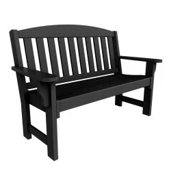 DURAWOOD® Garden Bench -Boutique Hammock Shop dwbn1blk xx