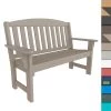 DURAWOOD® Garden Bench -Boutique Hammock Shop dwbn1ww blocks xx