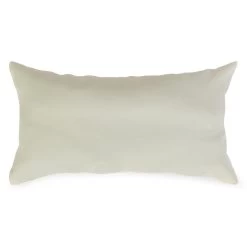 Cream Outdoor Throw Pillow 19 In. X 10 In. Rectangle/Lumbar