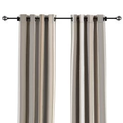 Sunbrella Expand Dove Outdoor Curtain -Boutique Hammock Shop expand dove front xx