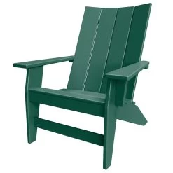 DURAWOOD® 3 Piece Refined Adirondack Chair And Side Table Set -Boutique Hammock Shop hhac1 green xx