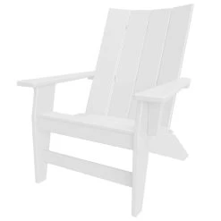DURAWOOD® 3 Piece Refined Adirondack Chair And Side Table Set -Boutique Hammock Shop hhac1 white xx