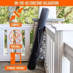 Double Travel Hammock Combo With Space Saving Stand & Storage Bag - Red/Charcoal -Boutique Hammock Shop l slgst graphicimage5 xx 1