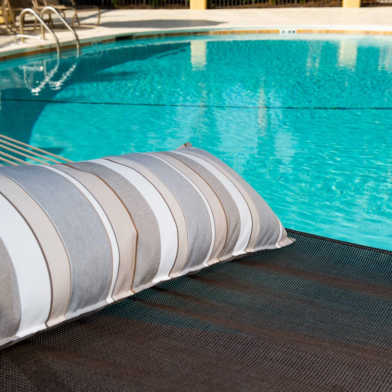 Long Sunbrella Hammock Pillow - Expand Dove 4 Long Sunbrella Hammock Pillow - Expand Dove - Image 2