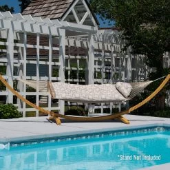 Large Sunbrella Tufted Hammock With Detachable Pillow - Resonate Dune