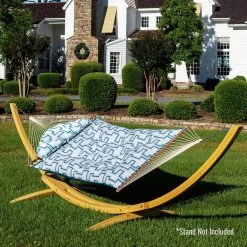 Large Sunbrella Tufted Hammock With Detachable Pillow - Resonate Atlantis