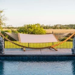 Large Sunbrella Quick Dry Hammock - Augustine Oyster