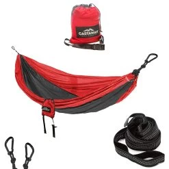 Double Travel Hammock - Red/Charcoal -Boutique Hammock Shop pa 8101mp6 studio xx 1