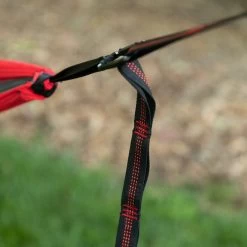 Double Travel Hammock - Red/Charcoal -Boutique Hammock Shop pa 9001lifestyle4 xx