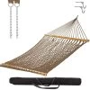 13 Ft. Double Antique Brown Polyester Rope Hammock With Hanging Hardware & Storage Bag Included 1 13 Ft. Double Antique Brown Polyester Rope Hammock With Hanging Hardware & Storage Bag Included -Boutique Hammock Shop pc 13pabsb1 xx