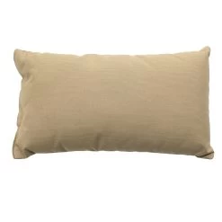 Spectrum Sand Sunbrella Outdoor Throw Pillow 19 In. X 10 In. Rectangle/Lumbar