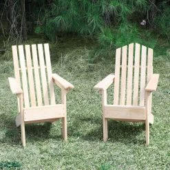 Junior Hometown Exclusive Cypress Rustic Adirondack Chair Square Back -Boutique Hammock Shop pt ht kidchsq mt2 xx 1
