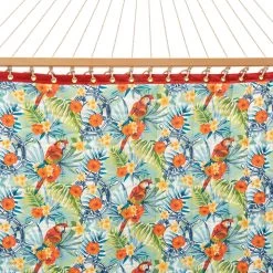 Large Polyester Quilted Hammock - Floral Print -Boutique Hammock Shop q9807studio2 xx