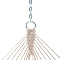 Large Double Quilted Hammock With Detachable Pillow - Garden Trellis Stripe -Boutique Hammock Shop q9813psb studio6 xx