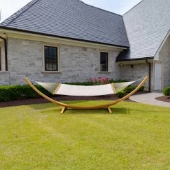 Large Quilted Sunbrella Fabric Hammock - Antique Beige 14 Large Quilted Sunbrella Fabric Hammock - Antique Beige -Boutique Hammock Shop qantbg lifestyle3 xx