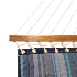Large Quilted Sunbrella Fabric Hammock - Trusted Coast -Boutique Hammock Shop qbe05 spreaderbar studio xx