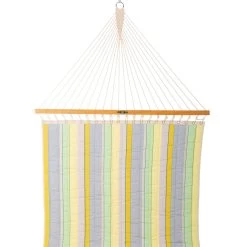 Large Quilted Sunbrella Fabric Hammock - Expand Citronelle -Boutique Hammock Shop qcitr 1201 xx