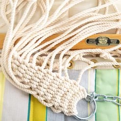 Large Quilted Sunbrella Fabric Hammock - Expand Citronelle -Boutique Hammock Shop qcitr 5 xx