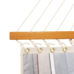 Large Quilted Sunbrella Fabric Hammock - Expand Dove 13 Large Quilted Sunbrella Fabric Hammock - Expand Dove -Boutique Hammock Shop qdove spreadbar studio xx