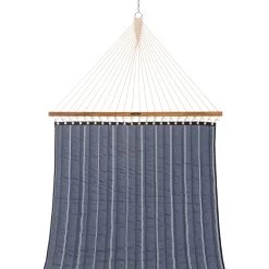 Large Quilted Sunbrella Fabric Hammock - Equal Ink -Boutique Hammock Shop qeink 1 xx