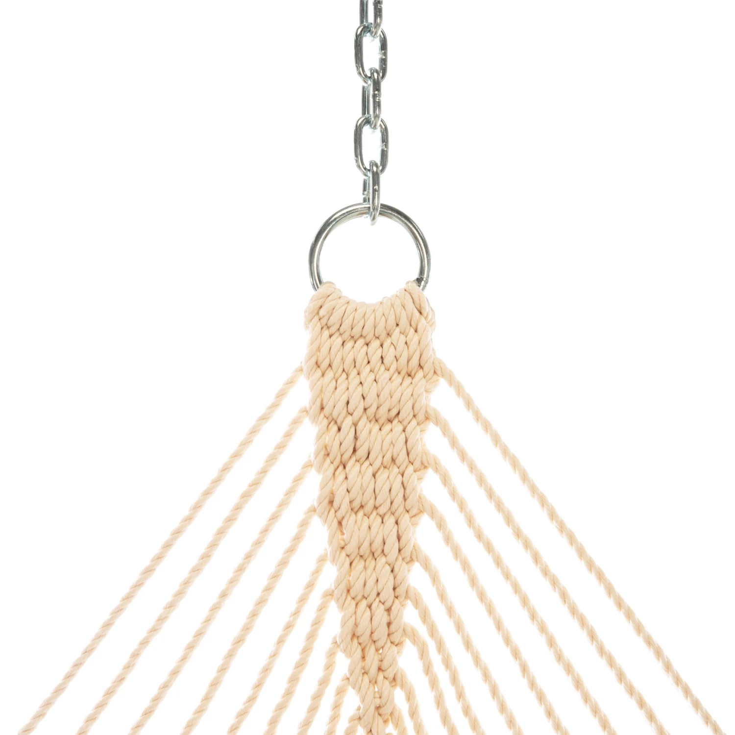 Large Quilted Sunbrella Fabric Hammock - Antique Beige 10 Large Quilted Sunbrella Fabric Hammock - Antique Beige - Image 8