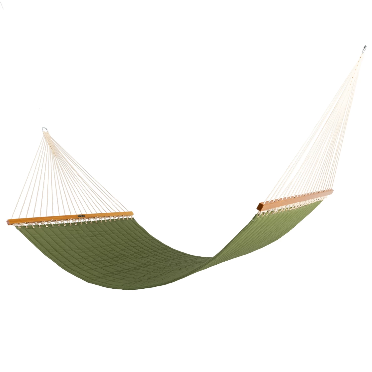 Large Quilted Sunbrella Fabric Hammock - Spectrum Cilantro 3 Large Quilted Sunbrella Fabric Hammock - Spectrum Cilantro