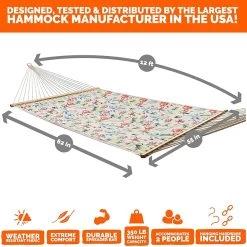 Large Quick Dry Fabric Hammock - Tropical Print 13 Large Quick Dry Fabric Hammock - Tropical Print -Boutique Hammock Shop sl tropm studiographics xx