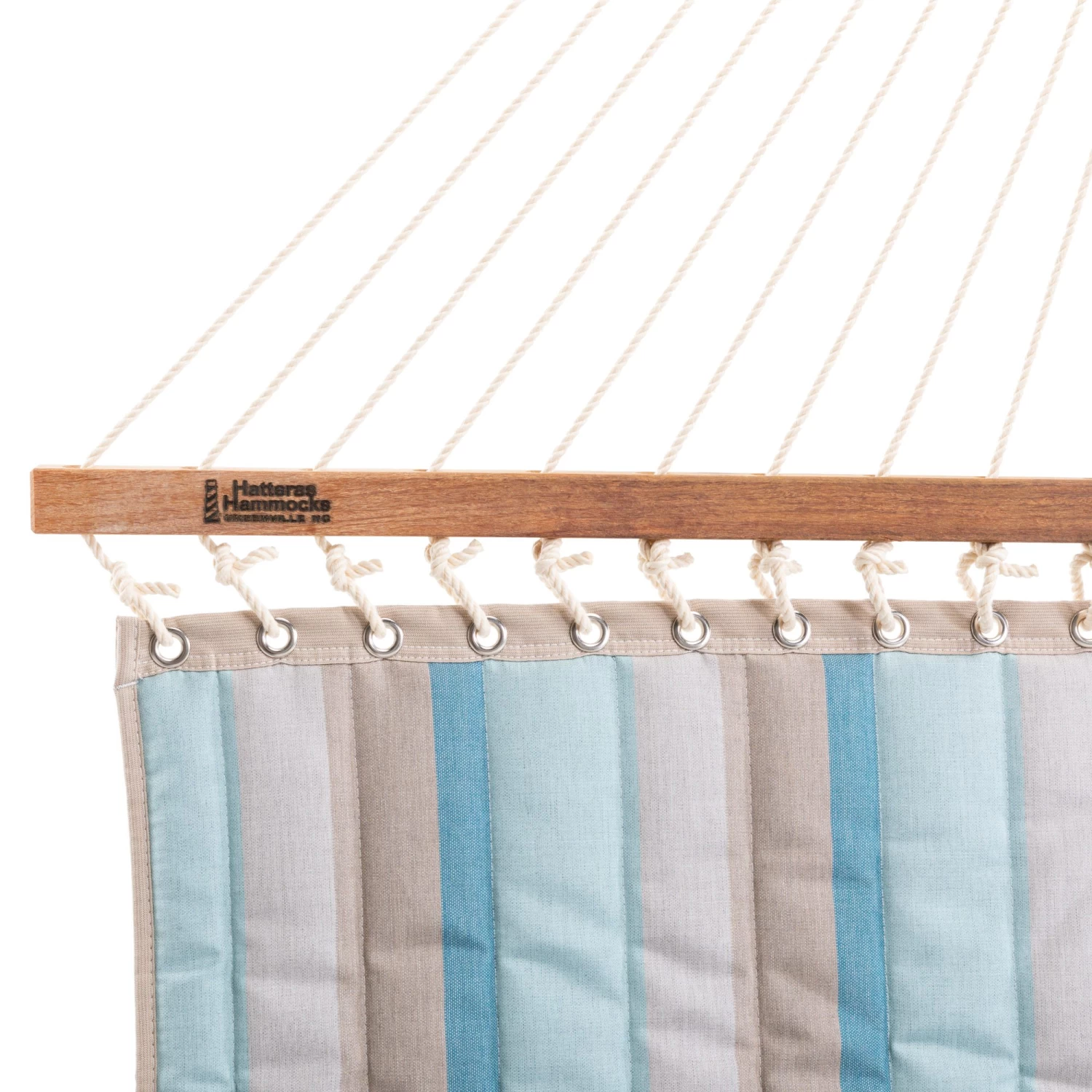 Large Sunbrella Quilted Hammock - Gateway Mist 9 Large Sunbrella Quilted Hammock - Gateway Mist - Image 7