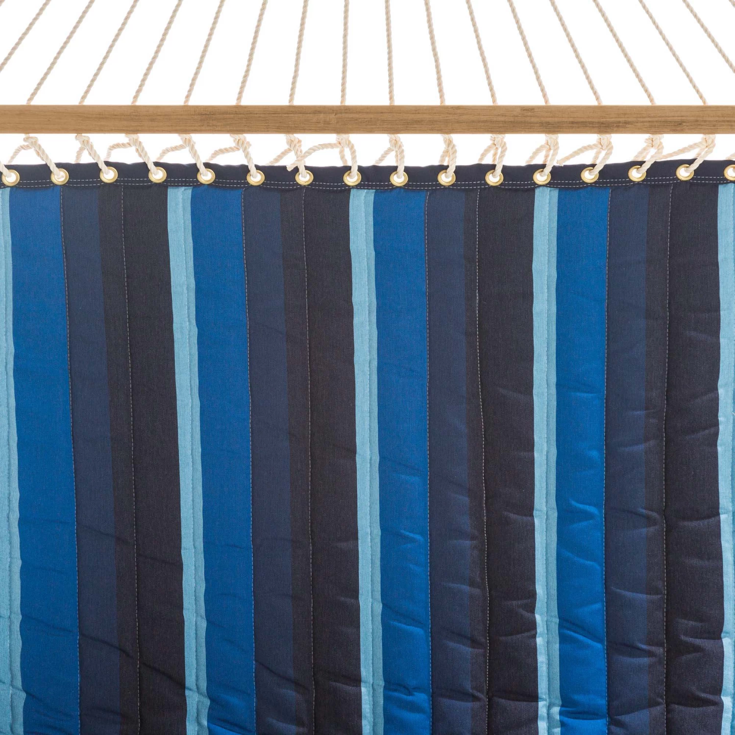 Large Sunbrella Quilted Hammock - Gateway Indigo 6 Large Sunbrella Quilted Hammock - Gateway Indigo - Image 4