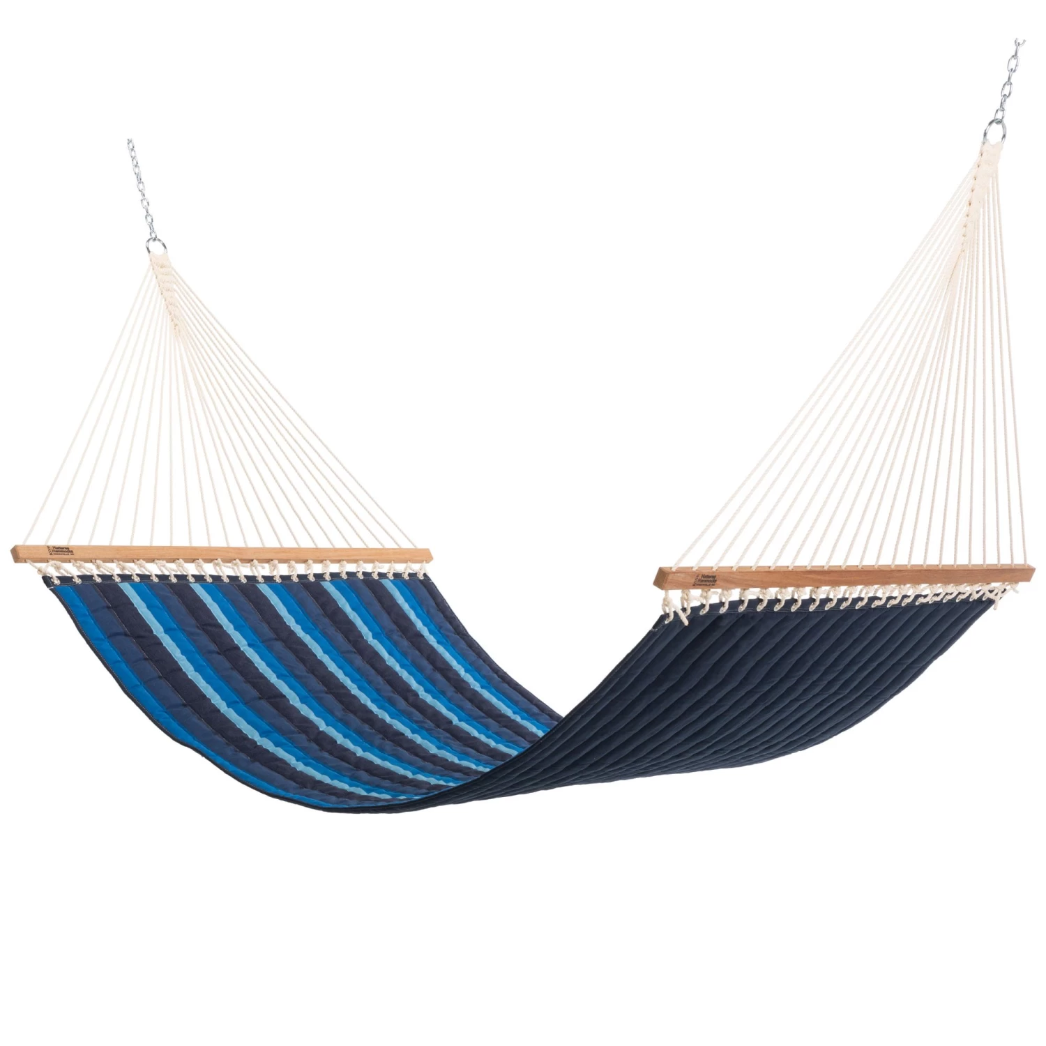 Large Sunbrella Quilted Hammock - Gateway Indigo 4 Large Sunbrella Quilted Hammock - Gateway Indigo - Image 2