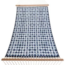 Large Sunbrella Quilted Hammock - Midori Indigo 13 Large Sunbrella Quilted Hammock - Midori Indigo -Boutique Hammock Shop sq mn5 bed xx