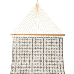 Large Sunbrella Quilted Hammock - Midori Stone -Boutique Hammock Shop sq ms 2 xx