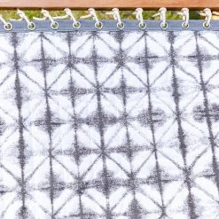 Large Sunbrella Quilted Hammock - Midori Stone -Boutique Hammock Shop sq ms closeup xx