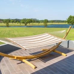 Large Sunbrella Quilted Hammock - Regency Sand