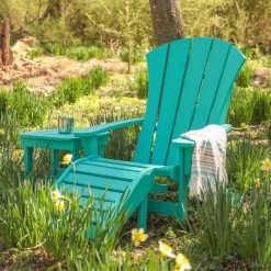 DURAWOOD® 3 Piece Sunrise Adirondack Chair Set