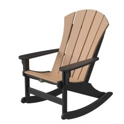DURAWOOD® Sunrise Adirondack Rocker -Boutique Hammock Shop srar1blkcd main studio xx