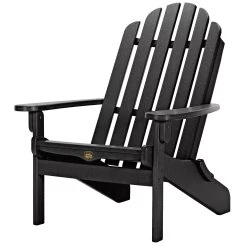 DURAWOOD® Essentials Folding Adirondack Chair -Boutique Hammock Shop srfc1blk pawleys island folding chair xx