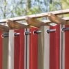Rosso Stripe Extrawide Outdoor Curtain -Boutique Hammock Shop stripe rosso stripe g xx