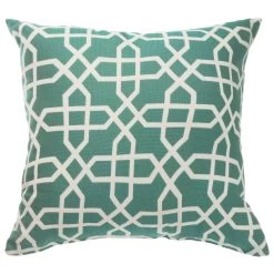 Sunbrella Throw Pillow Bevel Lagoon - 24 In X 24 In Square
