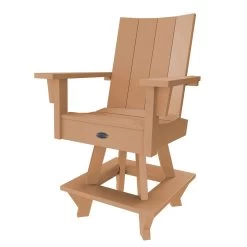 DURAWOOD® 3 Piece Modern Counter Height Swivel Set -Boutique Hammock Shop swivel cedar logo xx