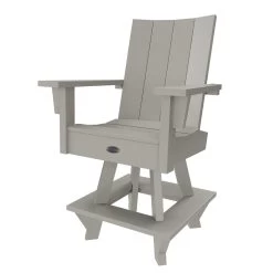 DURAWOOD® 3 Piece Modern Counter Height Swivel Set -Boutique Hammock Shop swivel gray logo xx