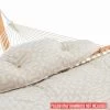 Long Sunbrella® Tufted Hammock Pillow - Fretwork Flax 1 Long Sunbrella® Tufted Hammock Pillow - Fretwork Flax -Boutique Hammock Shop t ffnh p studio xx