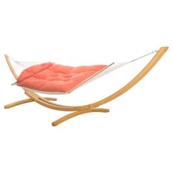 Large Sunbrella Tufted Hammock With Detachable Pillow - Echo Sangria -Boutique Hammock Shop tadv2 xx