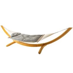 Large Sunbrella Tufted Hammock With Detachable Pillow - Cast Slate -Boutique Hammock Shop tcslt studio1 xx