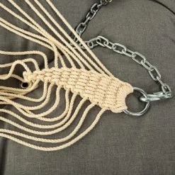 Large Sunbrella Tufted Hammock With Detachable Pillow - Cast Slate -Boutique Hammock Shop tcslt studio6 xx